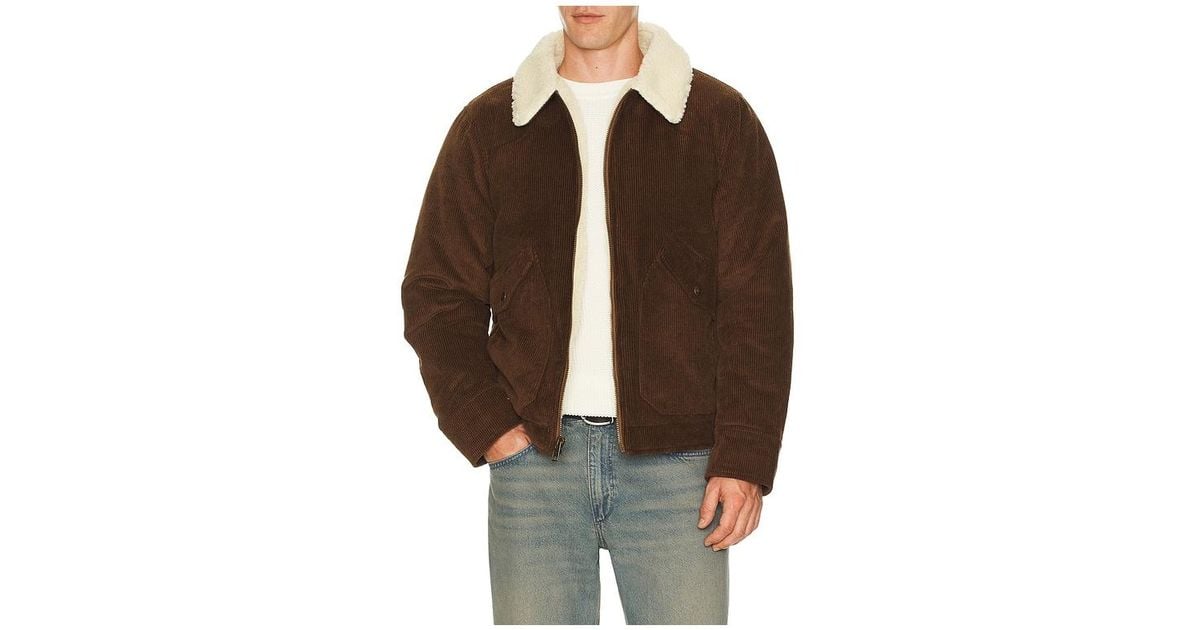Schott Nyc Corduroy Delivery Jacket in Brown for Men | Lyst