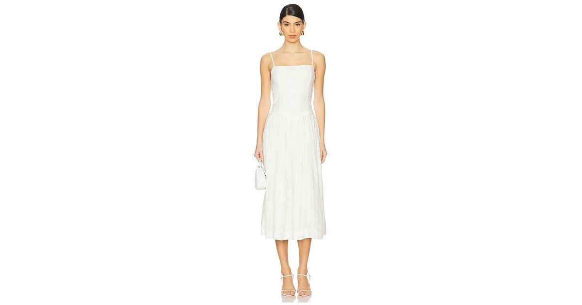 salvador midi dress free people Free People X Revolve Salvador Midi Dress in White