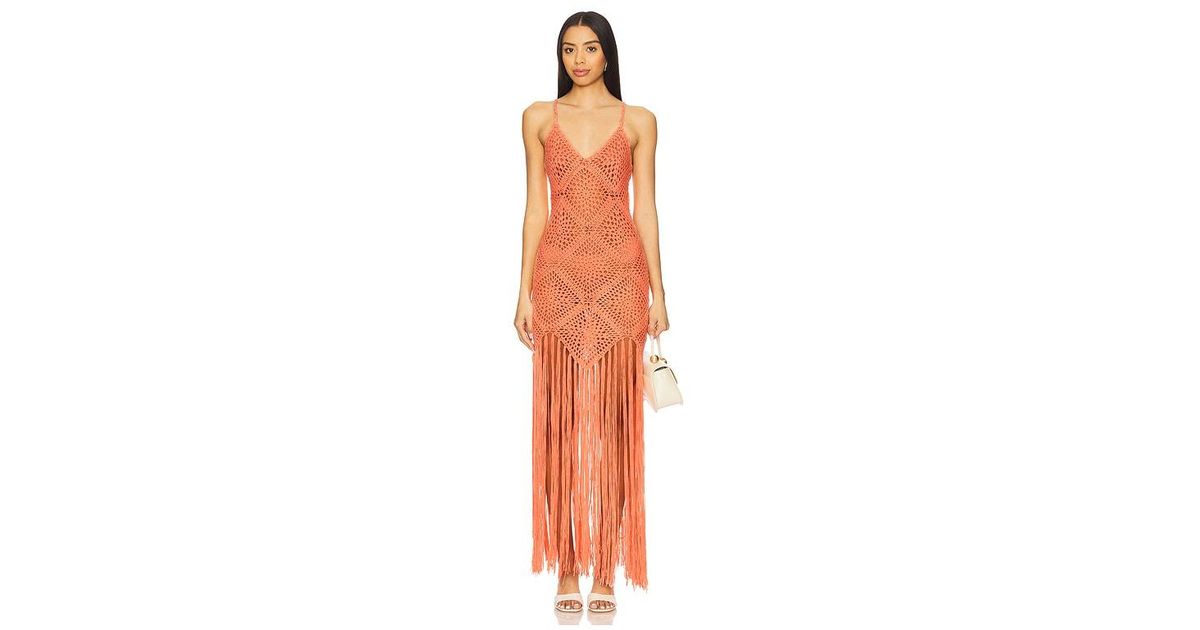 line and dot crochet dress Demi Maxi Dress by Line and Dot