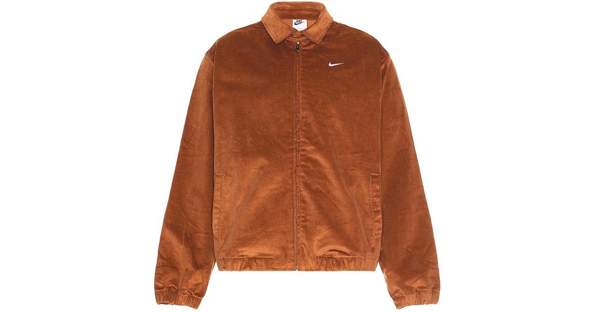 Nike M Nl Harrington Jacket Cord in Brown for Men Lyst