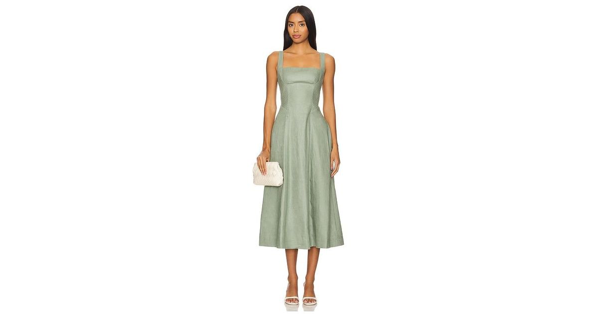 knee length dresses for ladies Cadence Ruched Midi Dress | Prismatic Floral Blue main image 0