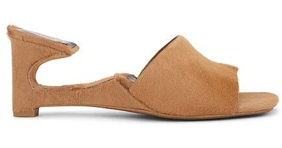 Jeffrey Campbell White Bow Heeled Mules Size 7.5