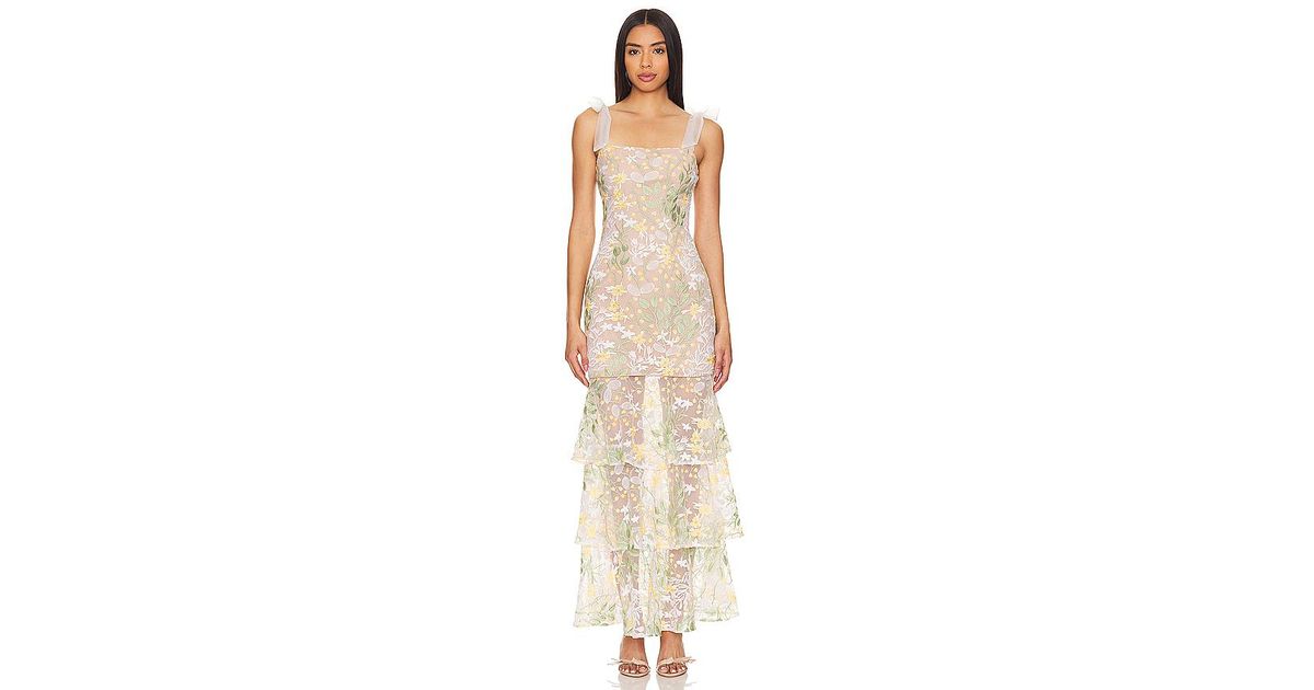 chinese dress ladies ELLIATT Mirabelle Maxi Dress at Pink Saloon: Shop Floral Dresses main image 0