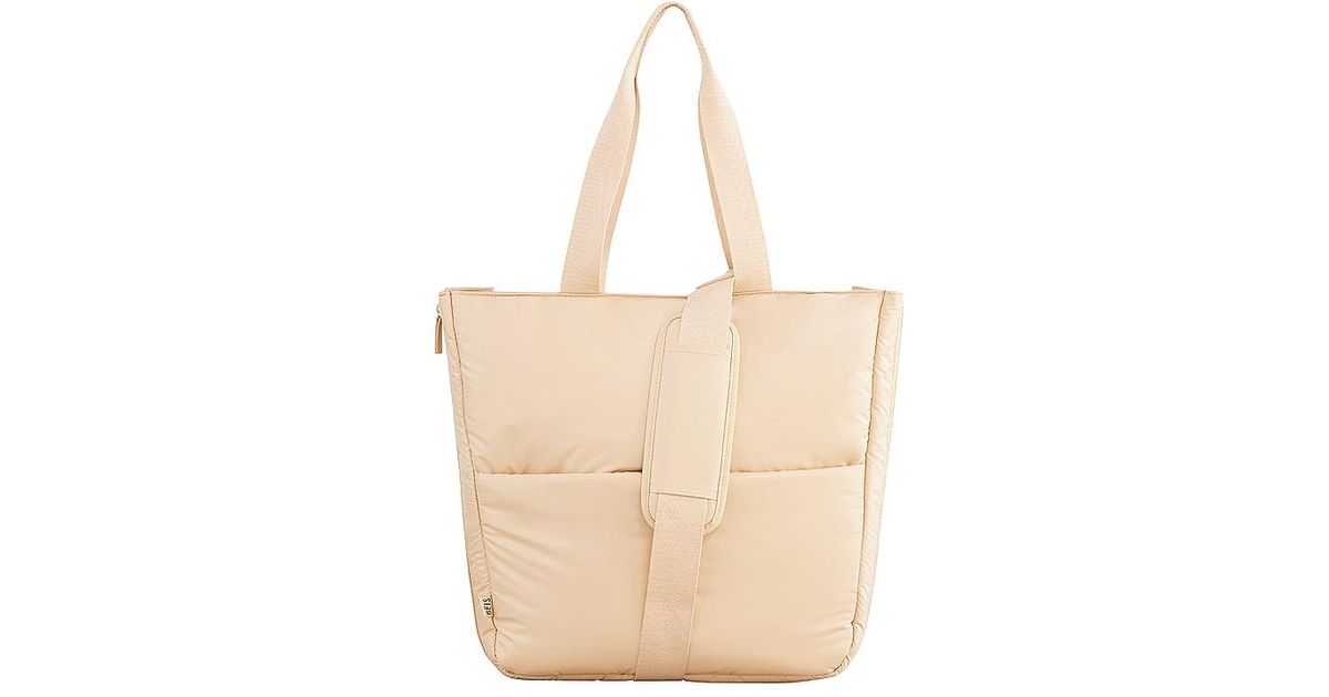 BEIS The Expandable Puffy Tote in Natural Lyst Australia