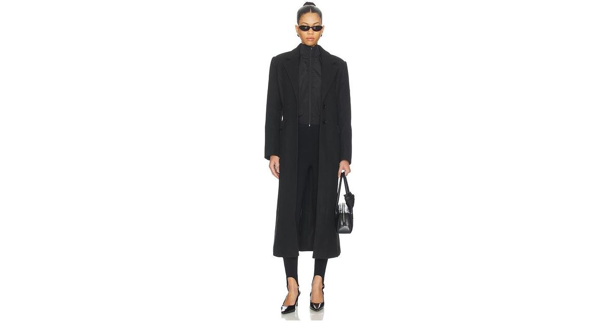 Elodie the Label Cindy Coat in Black | Lyst