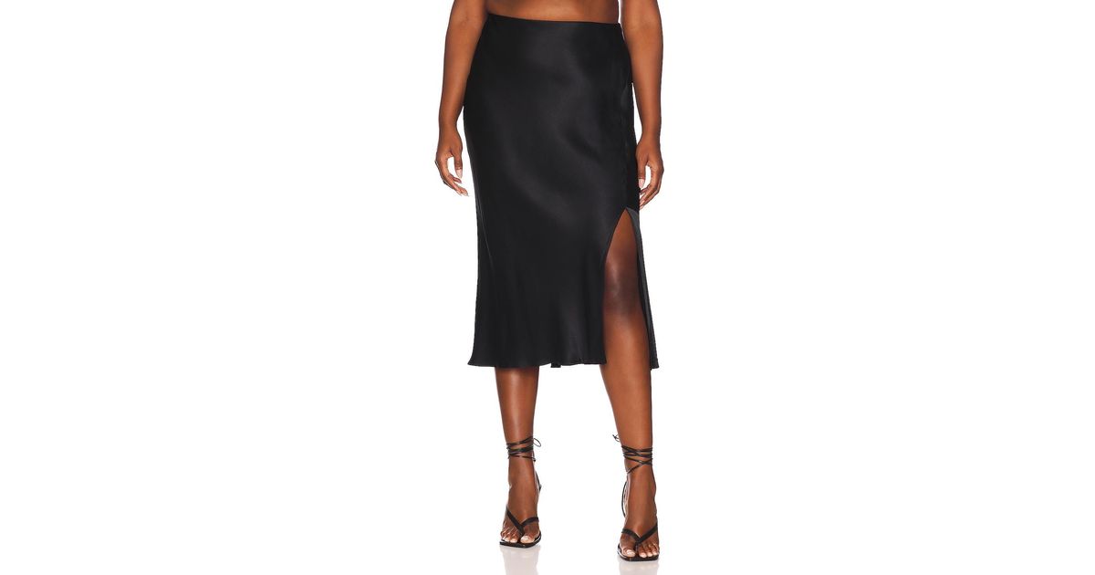 Rails Synthetic Maya Midi Skirt in Black | Lyst