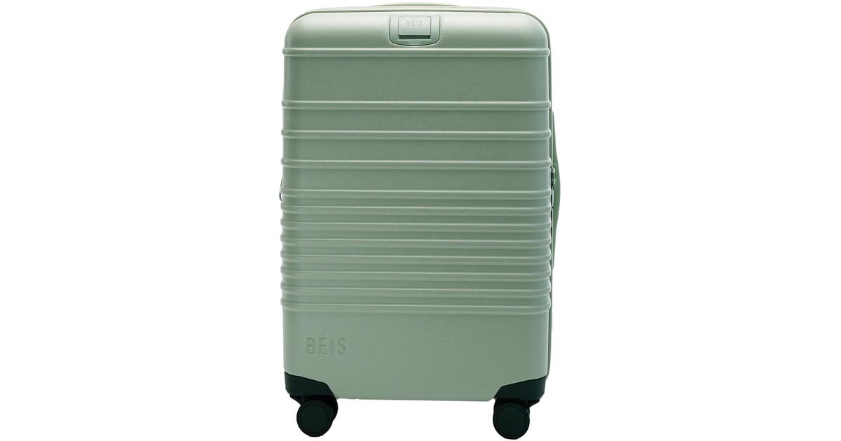 BEIS The Carryon Roller Bag in Green Lyst