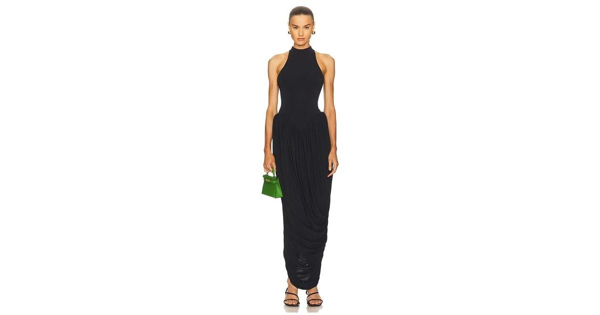 helsa black halter dress 8374 main image 0