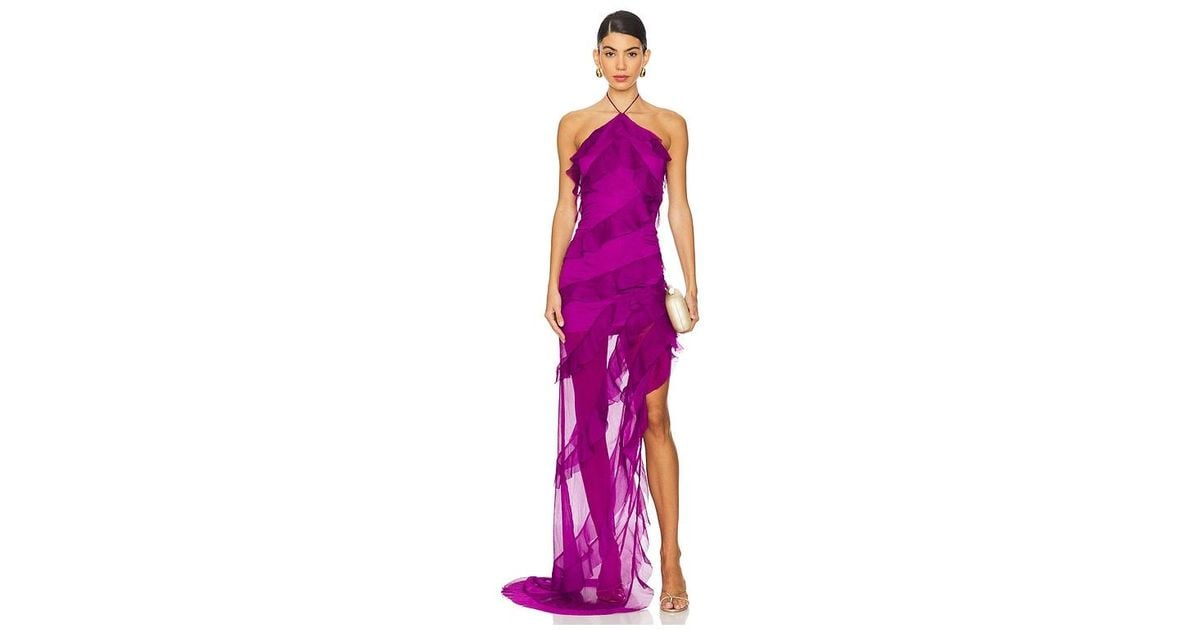 Elliatt Mia Gown in Purple | Lyst