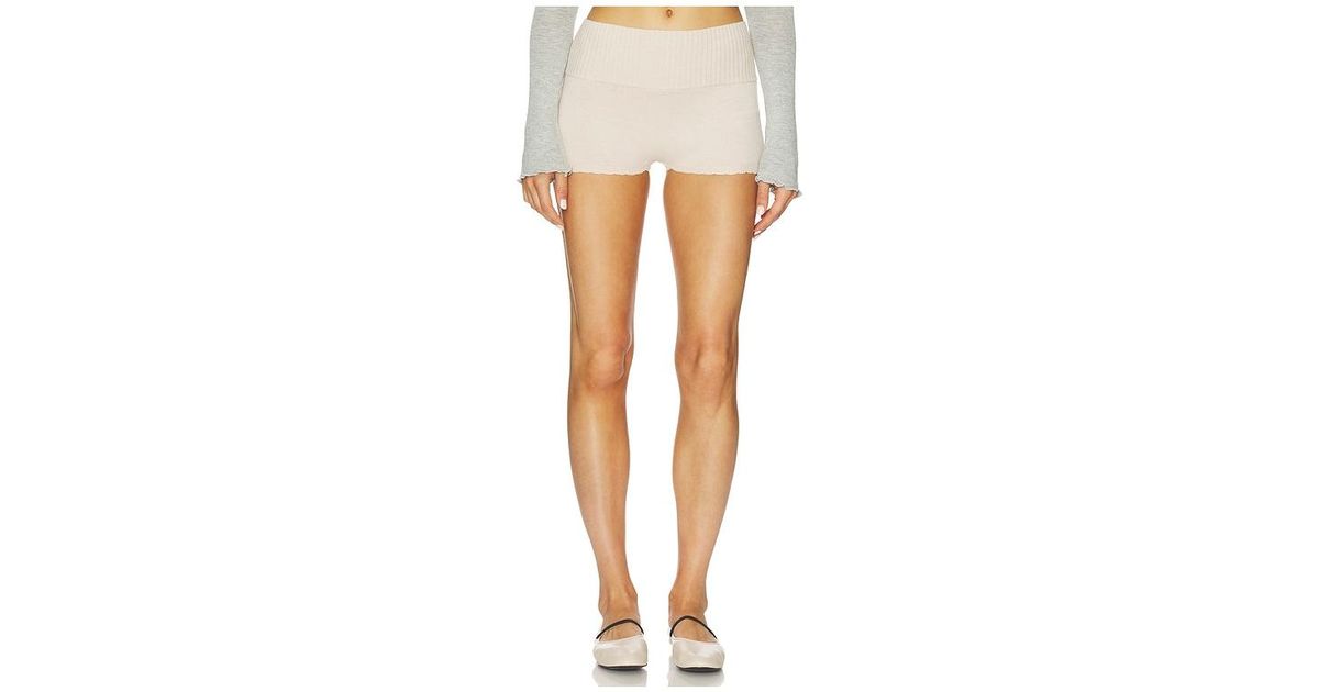 Shanda Short SNDY'S Veda Short in White | Lyst