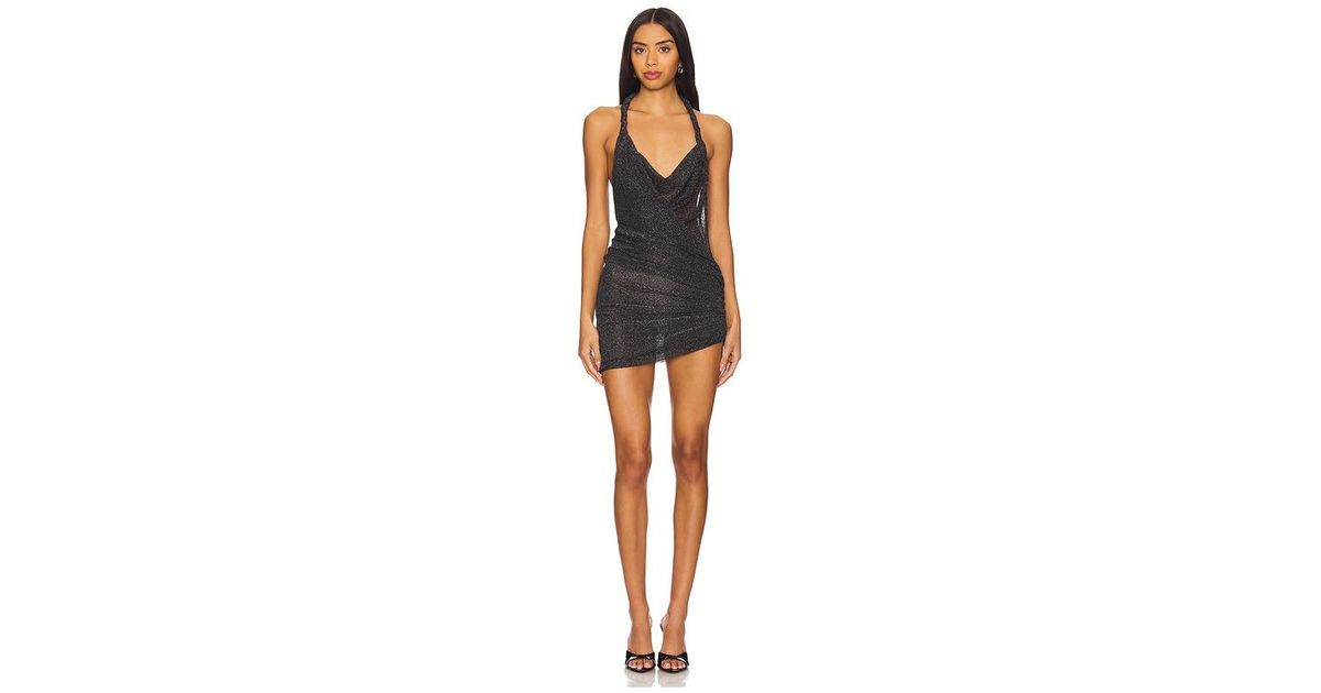 off white dress mini Imara Crepe Mini Dress in Off-White Dove White