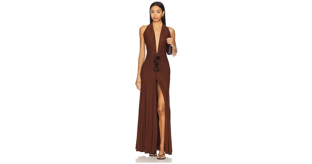 Deme by Gabriella Elida Dress in Brown | Lyst Deme by Gabriella Elida Dress in Brown | Lyst