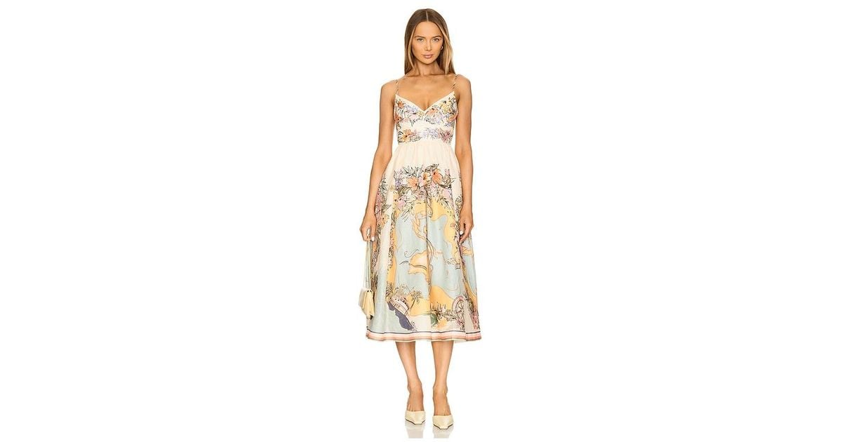 【Zimmermann】TALLOW TUCKED BODICE DRESS タックボディス Zimmermann Tallow Tucked Bodice Dress – LOZURI®
