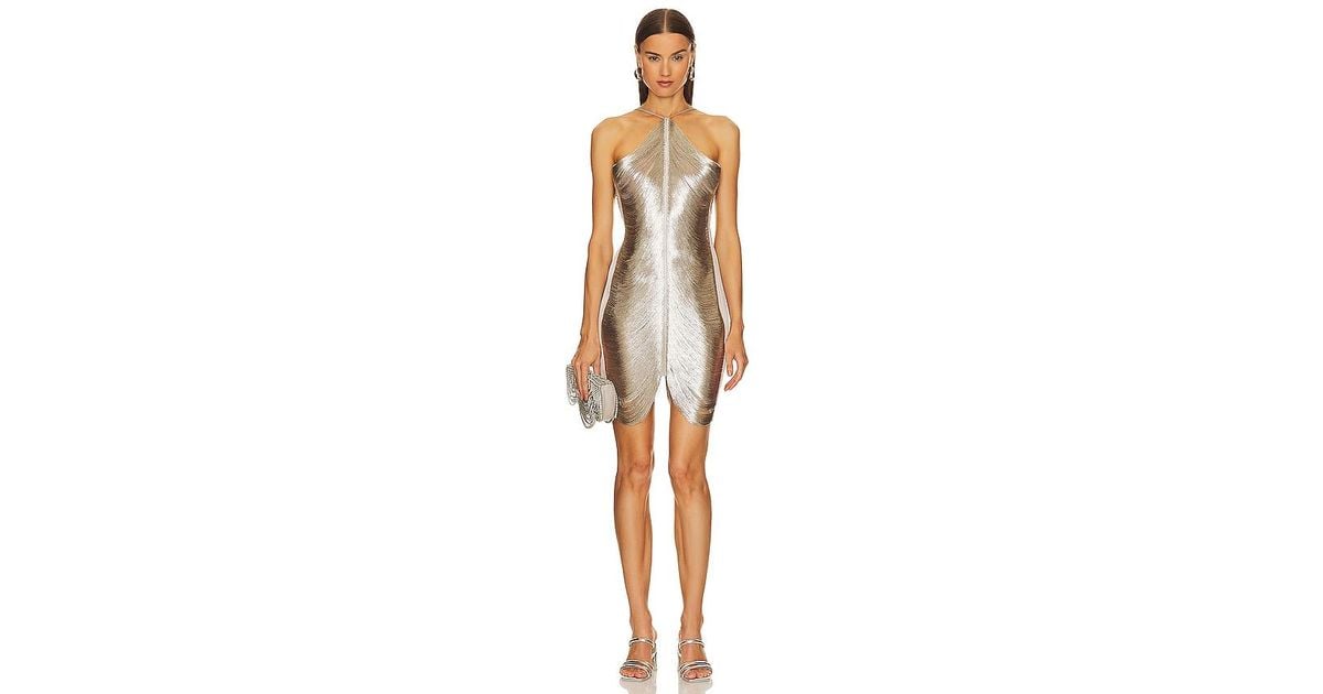 Cult Gaia Mara Dress in Metallic | Lyst Australia Cult Gaia Mara Dress in Metallic | Lyst Australia
