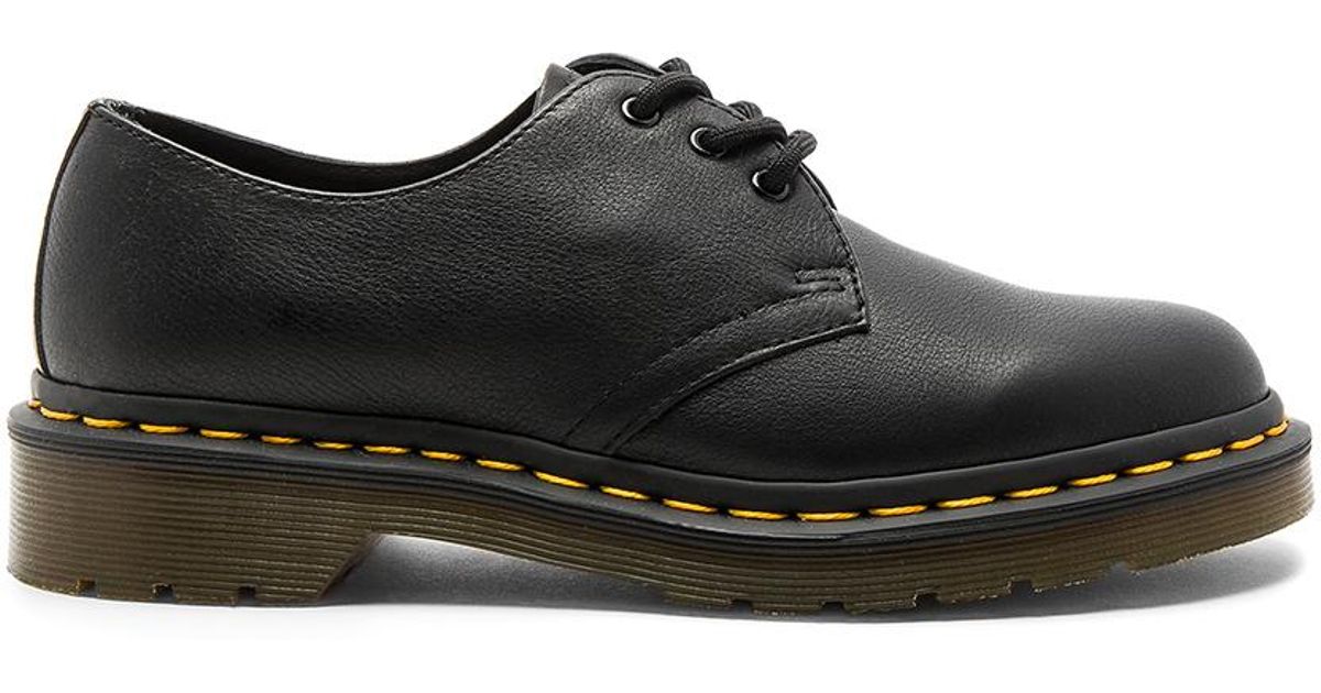Dr. Martens Dante Leather Lace-Up Shoes in Black - Lyst