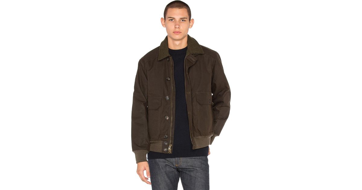 filson ranger oil cloth bomber