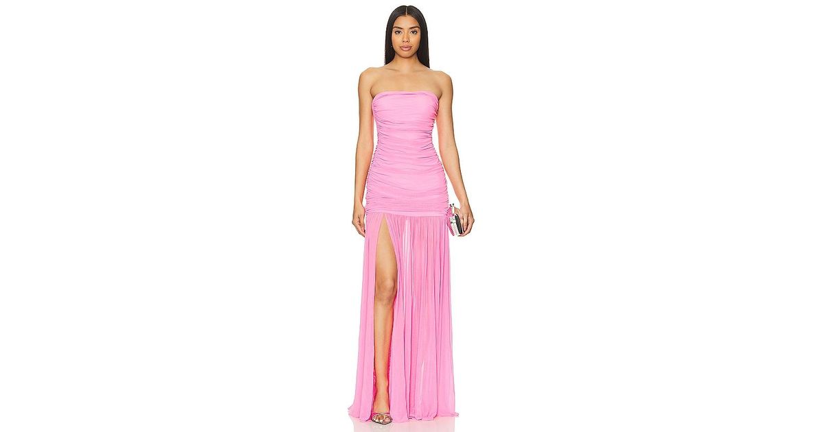 retroféte Adele Dress in Pink Lyst