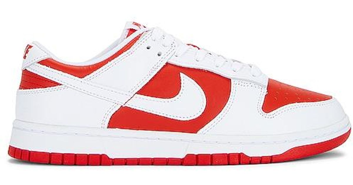 dunk low retro red