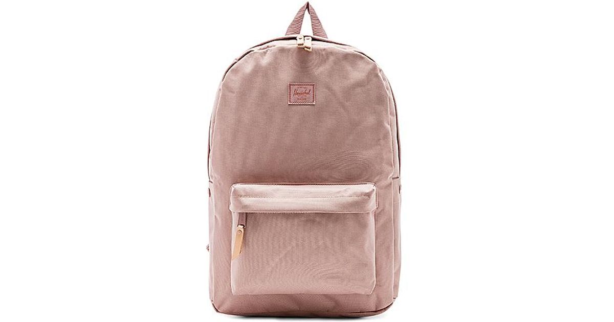 rose gold herschel backpack