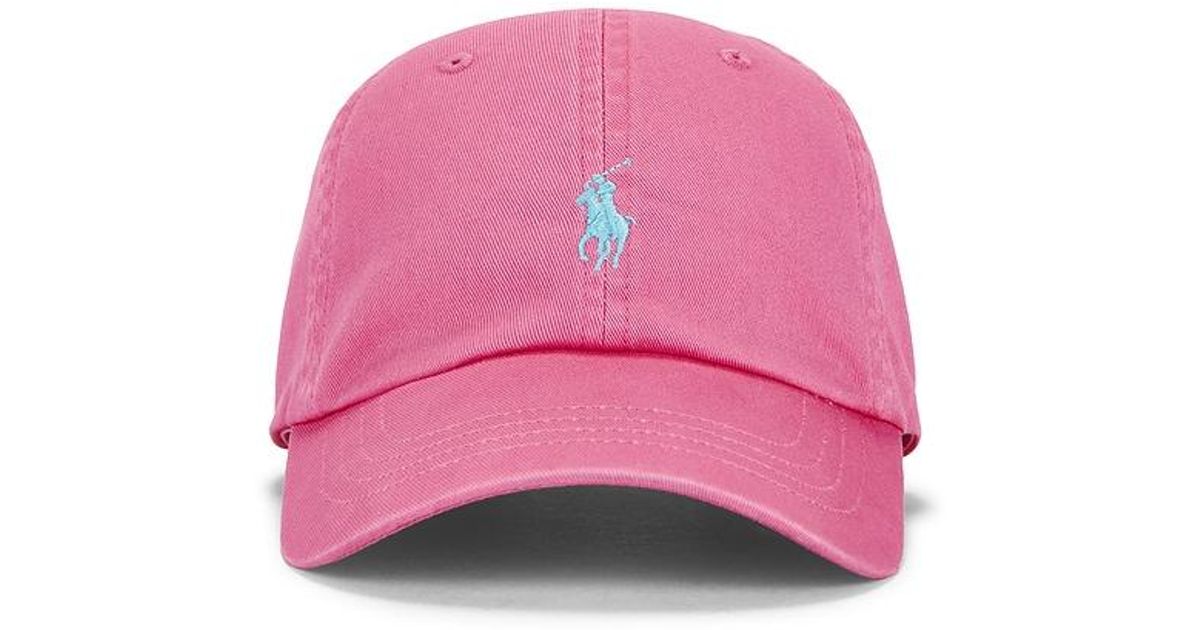 メンズ Polo Ralph Lauren キャップ ピンク | Lyst