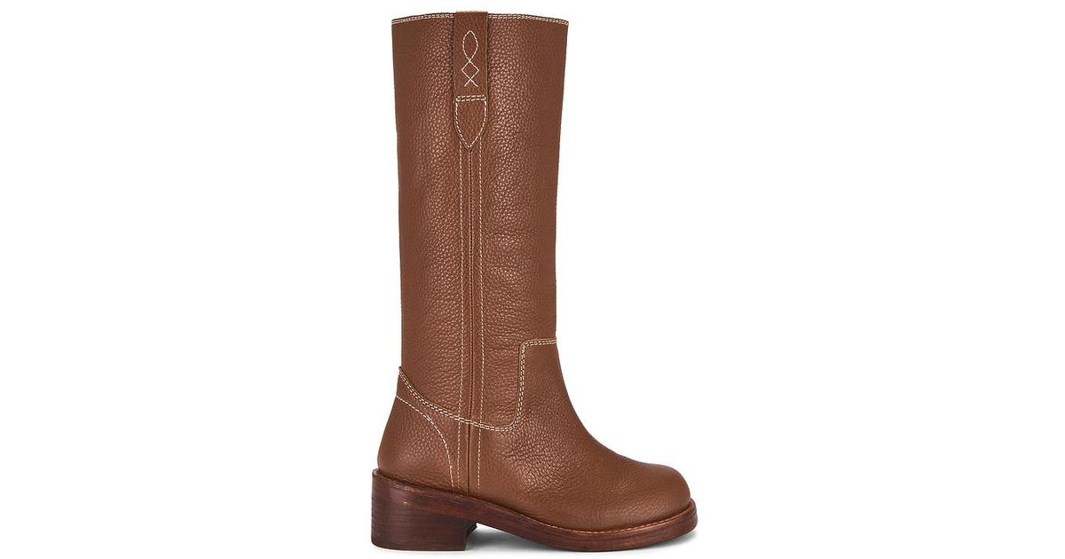 Free People Blaze Pull On Boot in Brown | Lyst