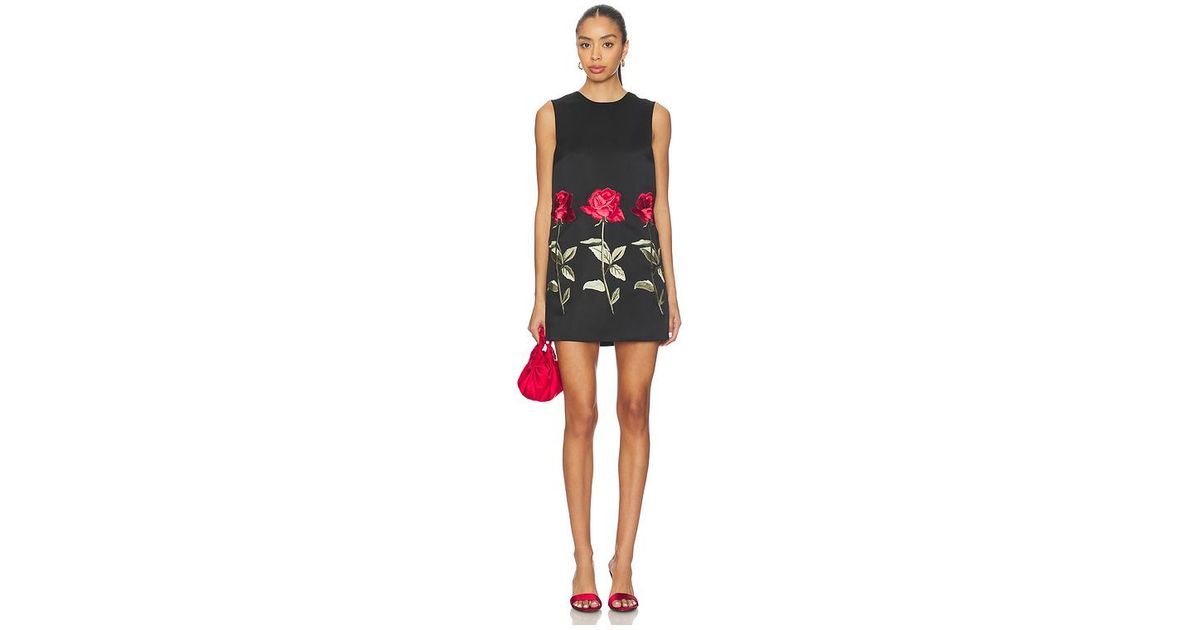 LEO LIN Yvonne Mini Dress in Red | Lyst Australia