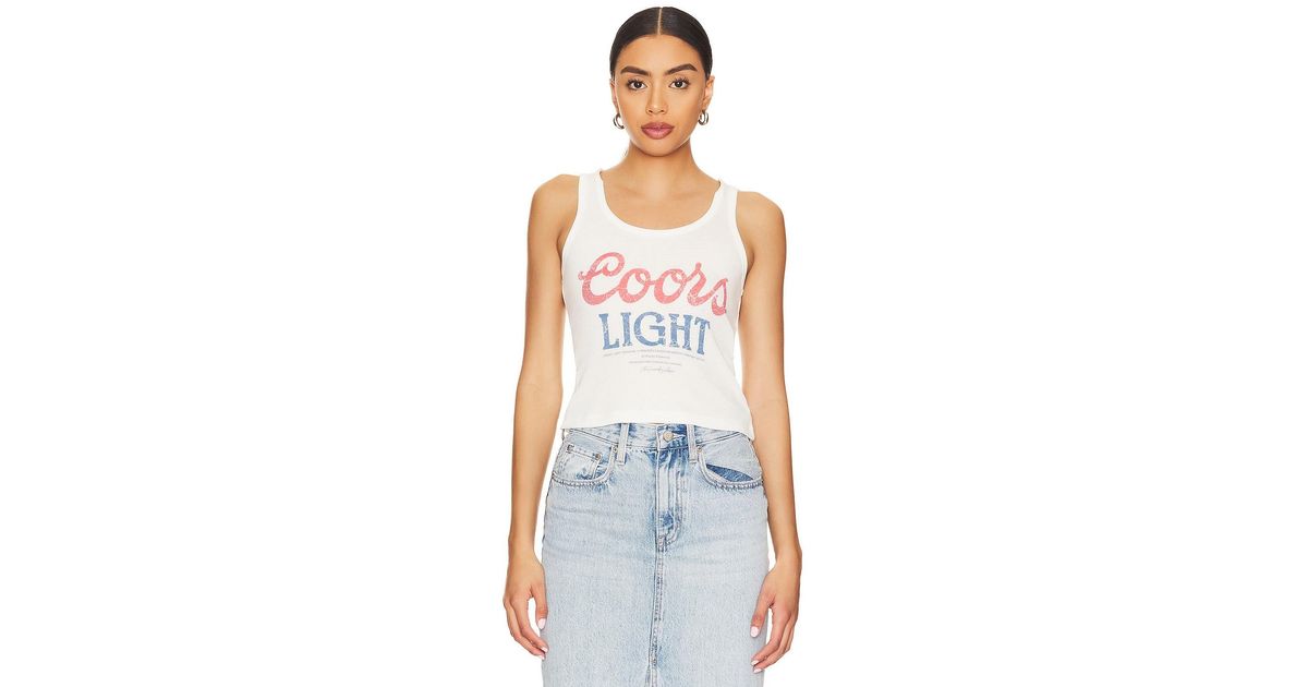 The Laundry Room Coors Light 1980 Rib Tank in White Lyst UK