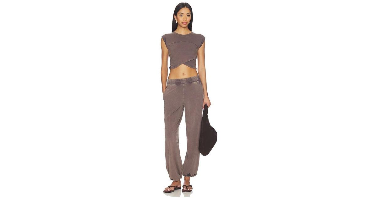 Free People X Fp Movement Hot Shot Crossover Set in Brown | Lyst