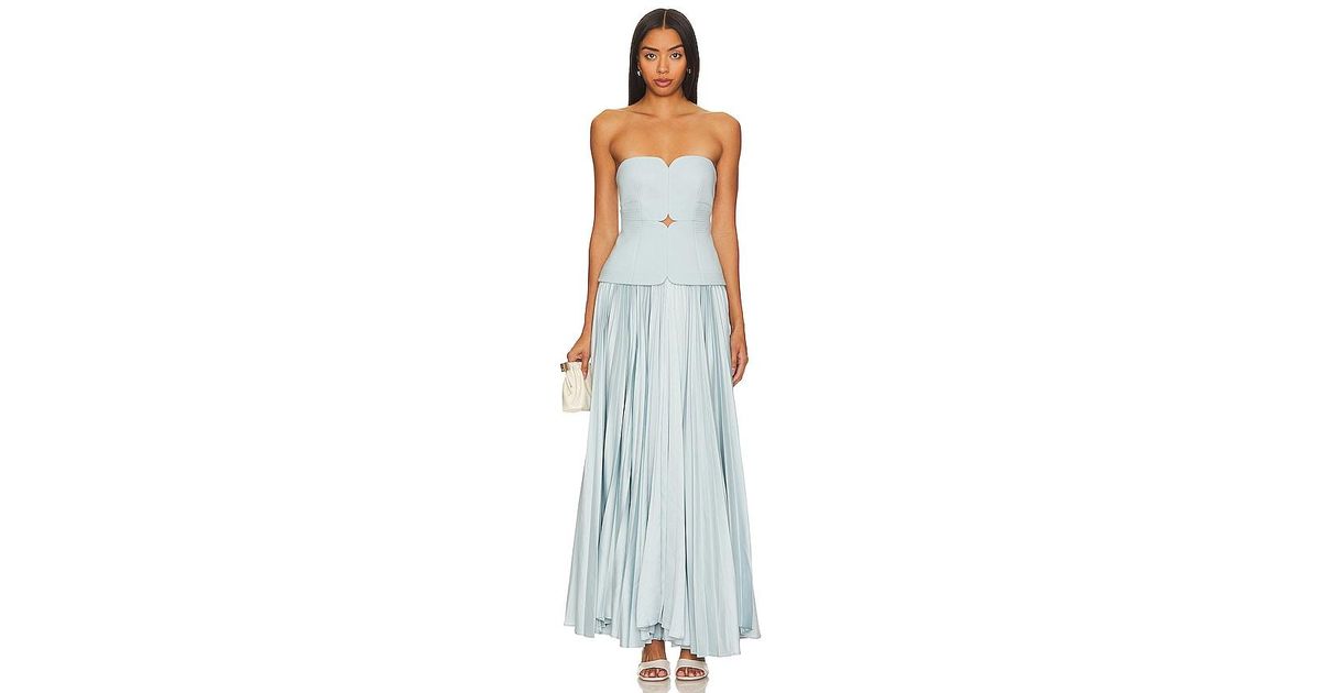 Acler Avonlea Midi Dress in White | Lyst Australia