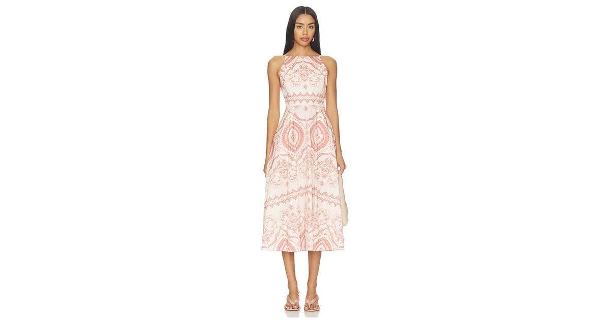 MISA Los Angles Amity Midi Dress | Lyst
