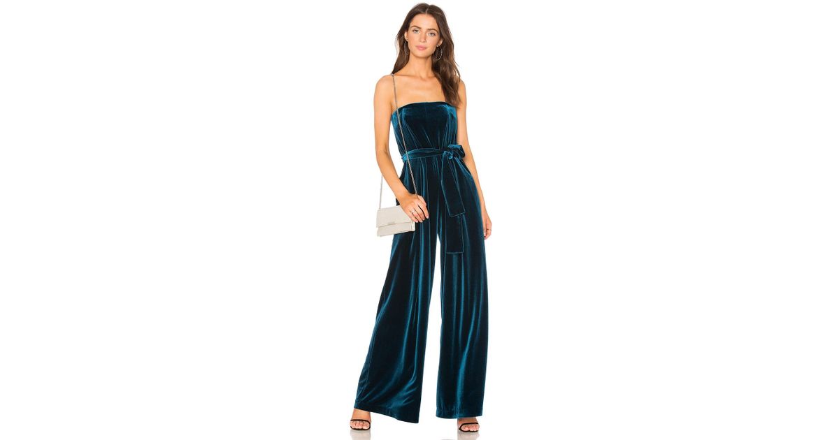nicholas velvet jumpsuit