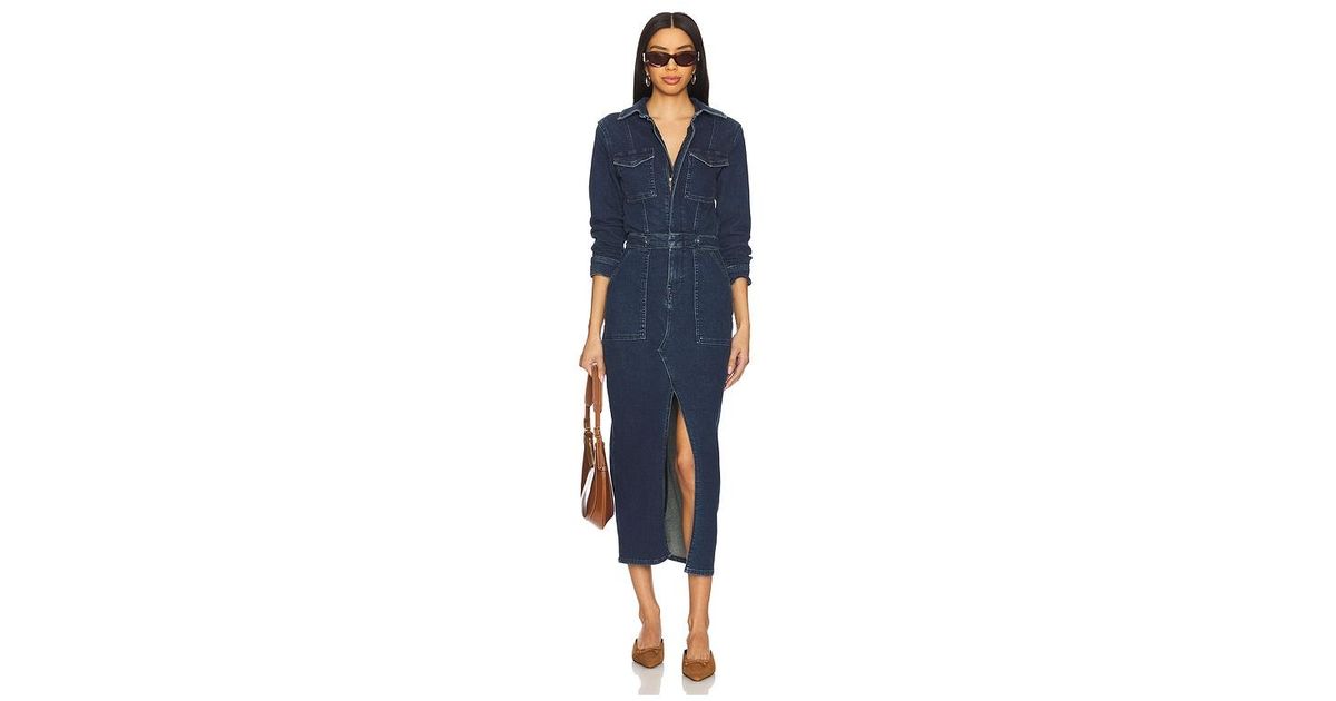 slim fit dress slacks Maxi Denim Dress for Tall Women main image 1