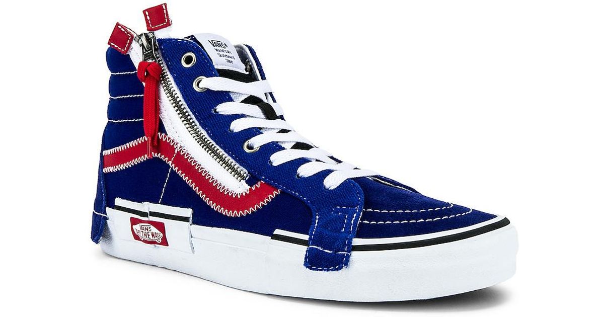 vans sk8 hi reissue cap blue