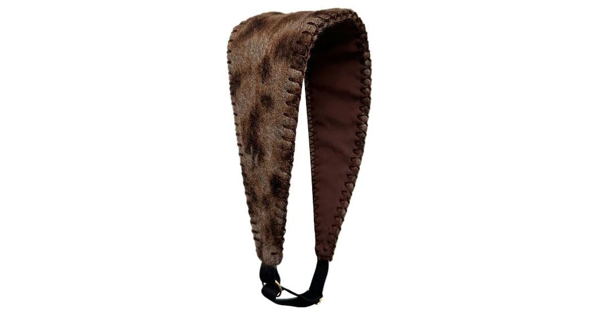 Headwrap paintball BROWN LEAF | BANDE DENIM | LIVRAISON GRATUITE