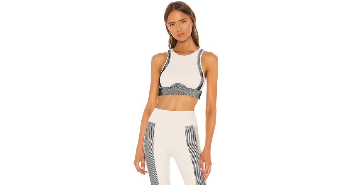 Alo Yoga Synthetic Electric Sports Bra in Bone (White) Lyst