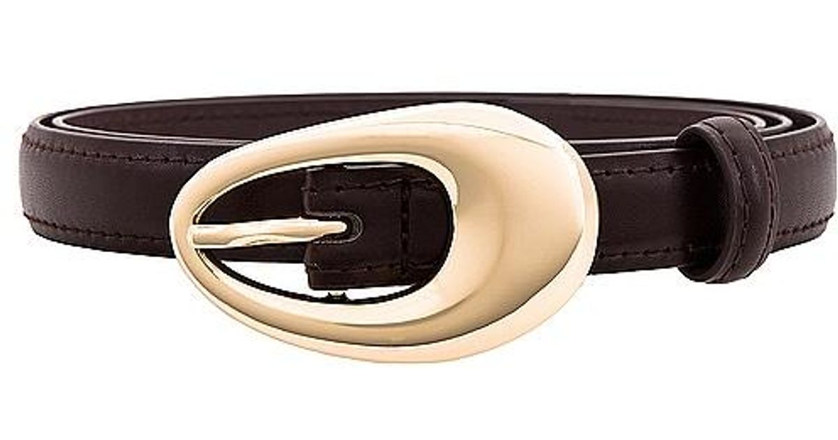 SHASHI Brown Oval Buckle Belt Amazon.com: SHASHI Women main image 2