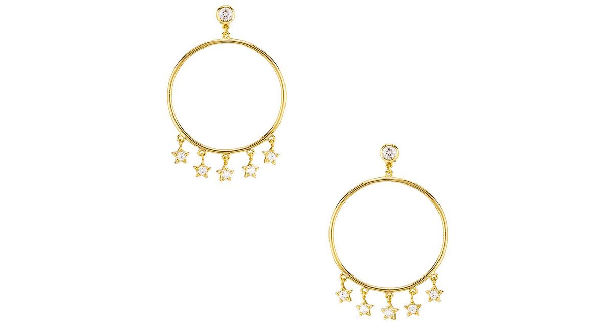 dangle hoop earrings