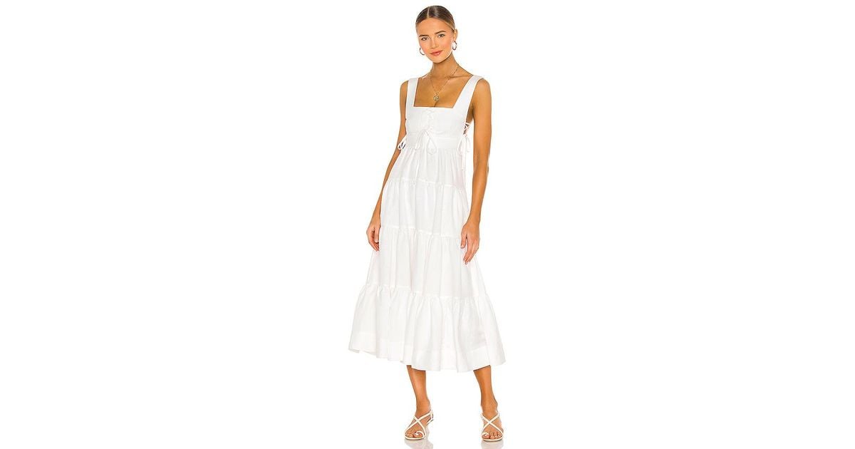 Shona joy top white lace dress