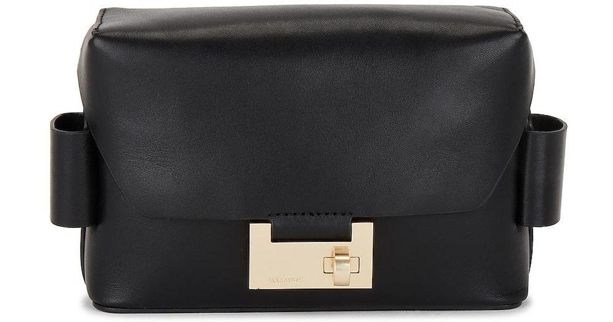 AllSaints Leder TASCHE FRANKIE in Schwarz | Lyst DE