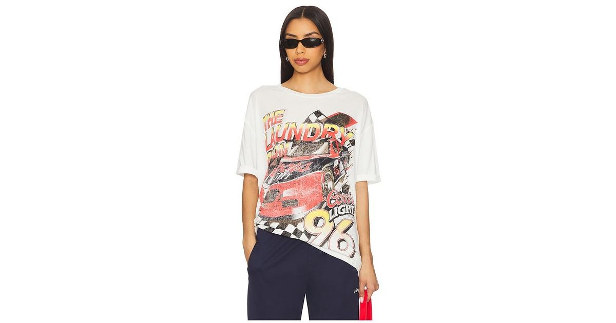 THE LAUNDRY ROOM: FIRST RODEO OVERSIZED TEE - WHITE