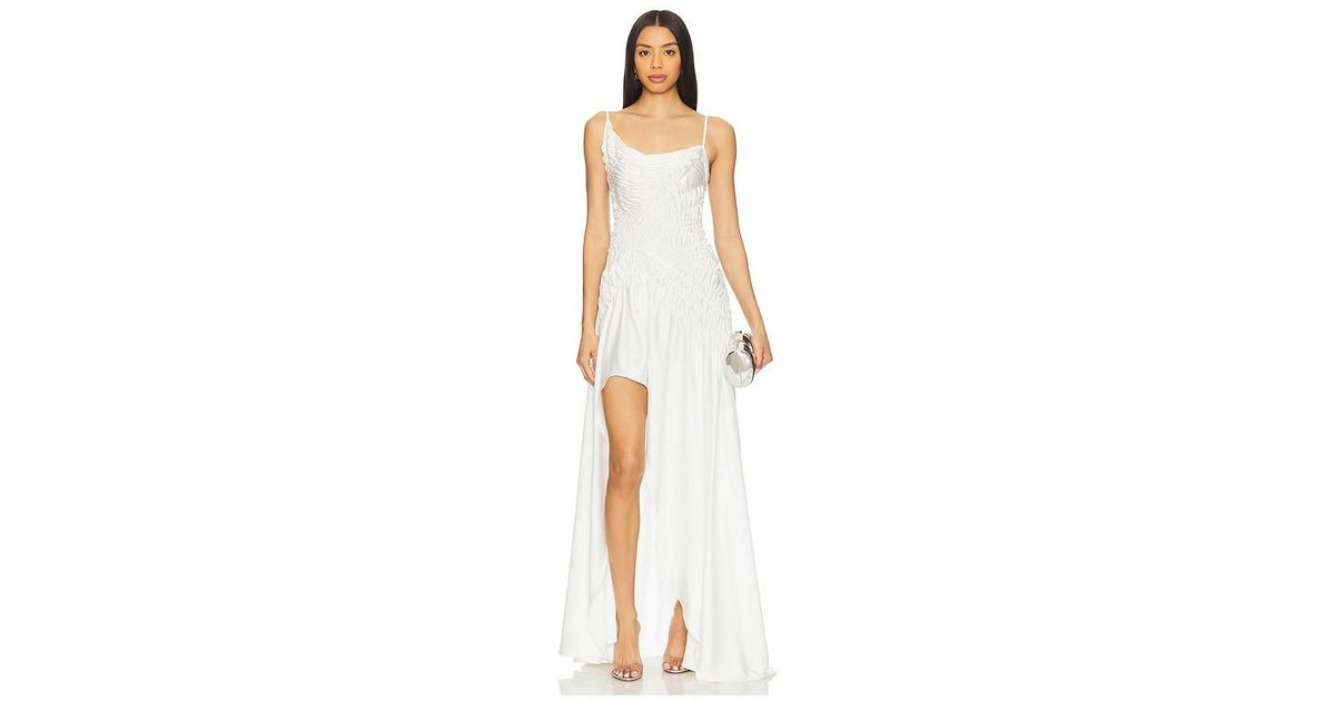 slim fit dress slacks Eclipse Gown - Gold main image 1