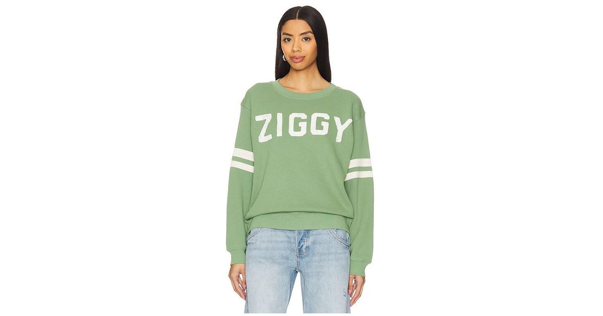Daydreamer Ziggy Stardust Varsity Sweatshirt in Green Lyst UK