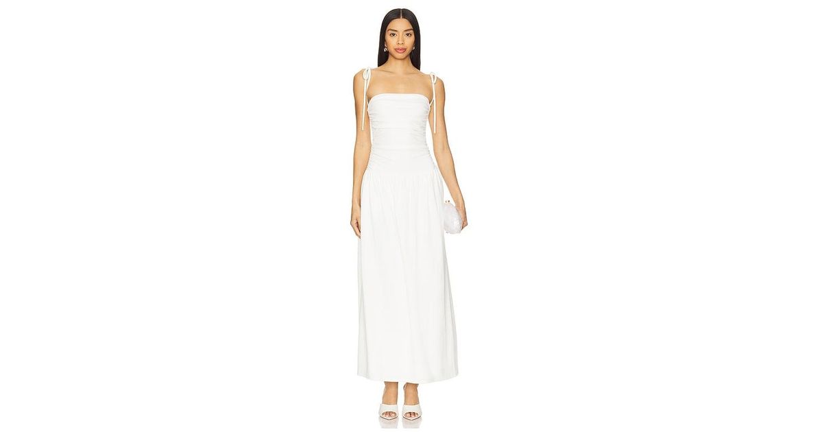 ALL THE WAYS Orelia Maxi Dress in White | Lyst