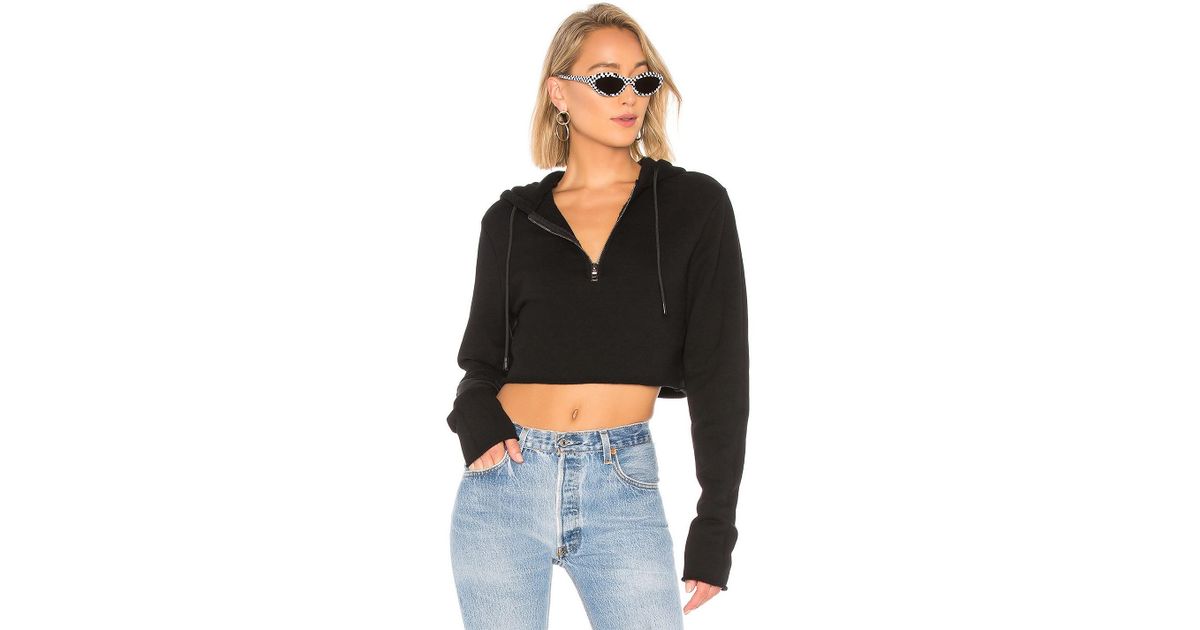 athletic crop hoodie