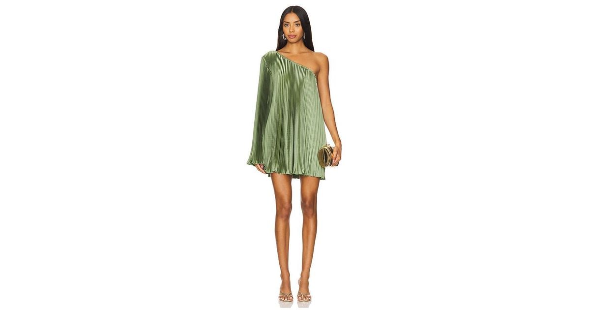 L'ide Mozart Mini Dress in Green | Lyst Australia