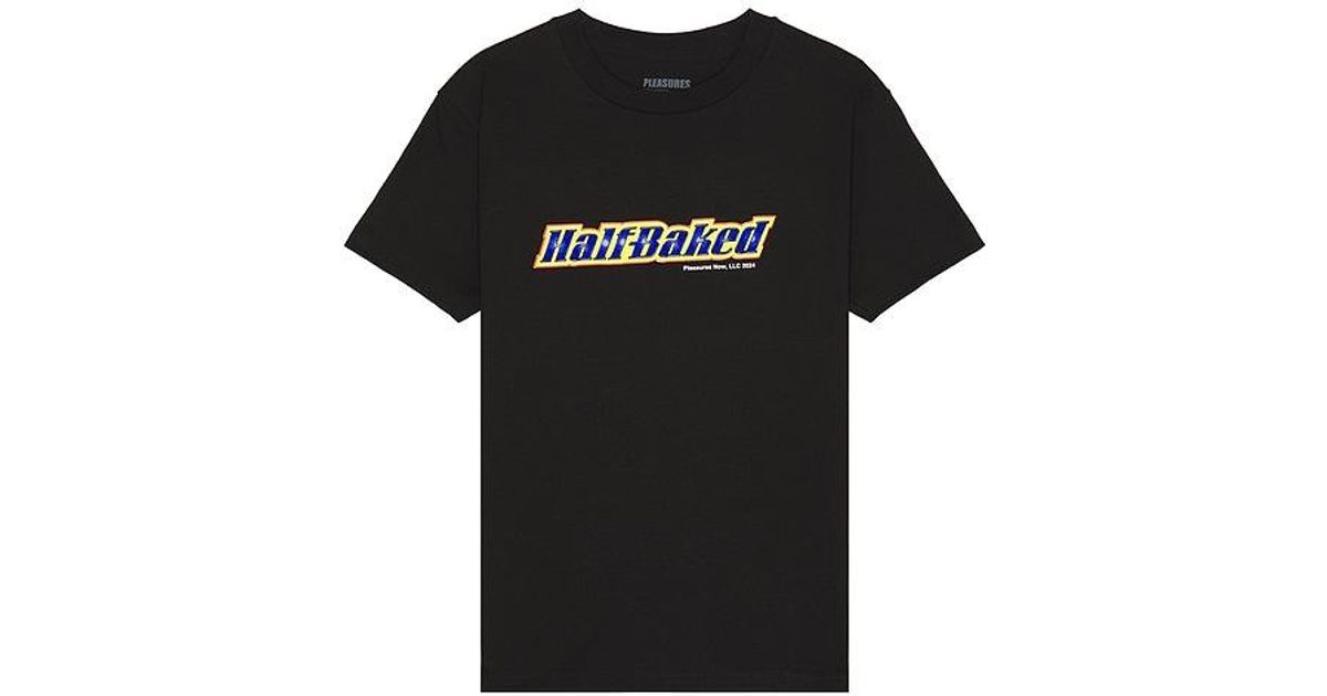 Pleasures Half Baked T-Shirt in Black for Men | Lyst UK