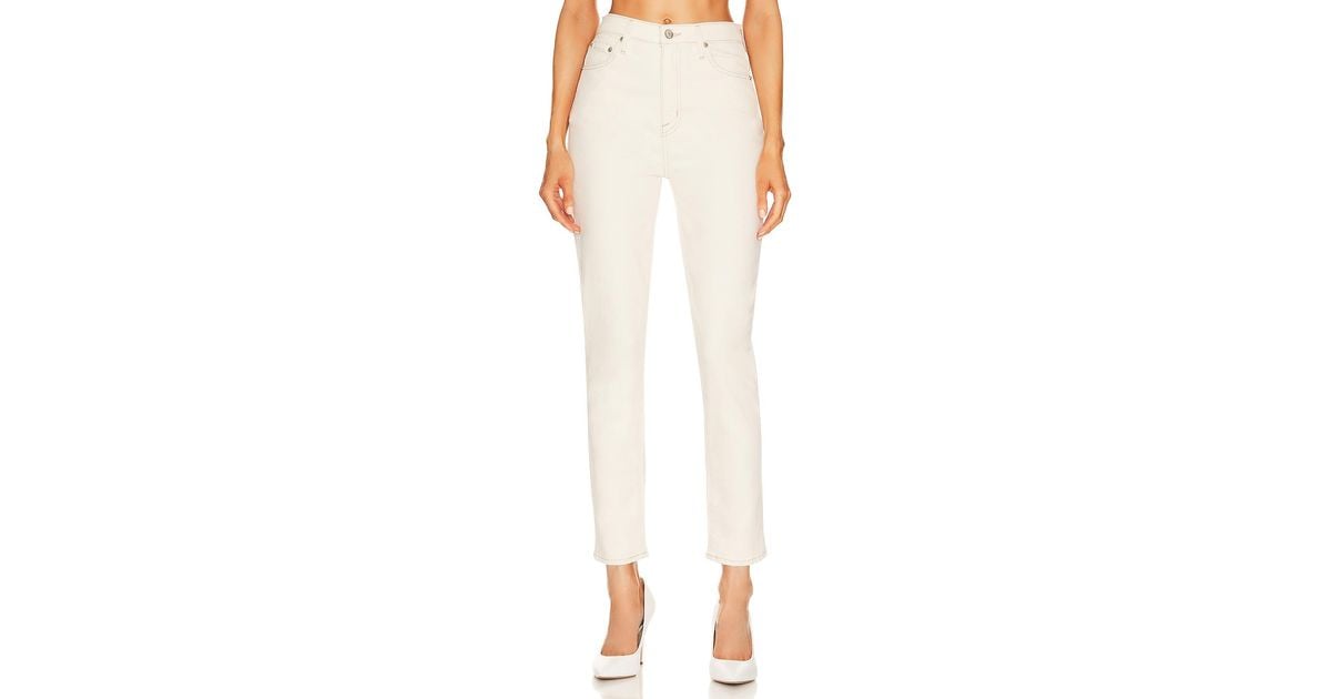 Pistola Kate High Rise Slim Straight in Natural | Lyst