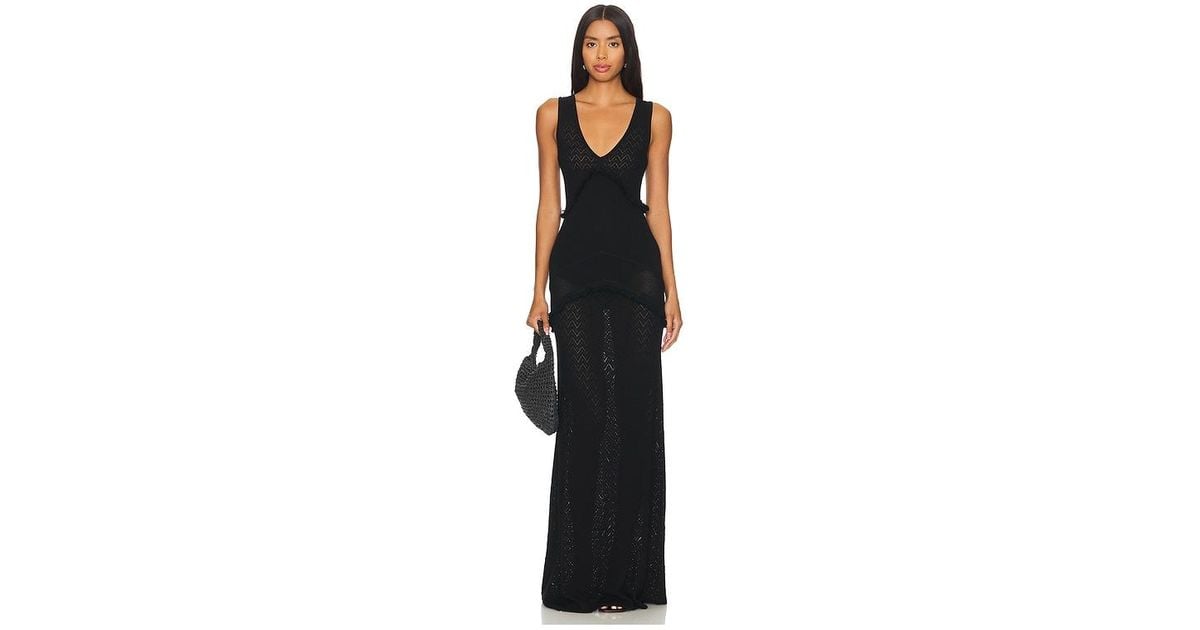House of Harlow 1960 Mags Maxi Dress in Black | Lyst