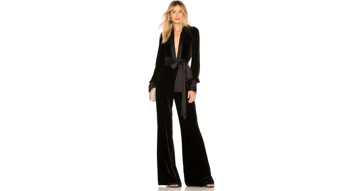 diane von furstenberg sash jumpsuit