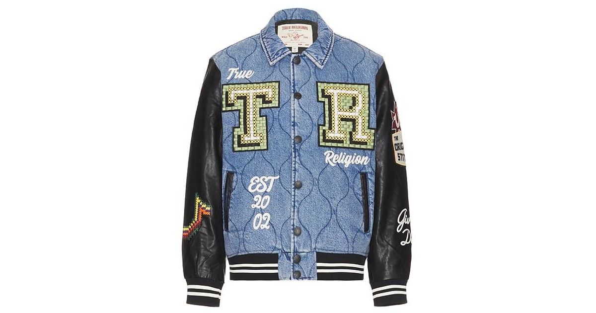Chaqueta Vaquera Chamarras True Religion Para Hombre Chaqueta TRUE